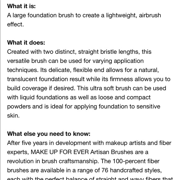 Makeup forever Pro 122 blending brush - Picture 4 of 5